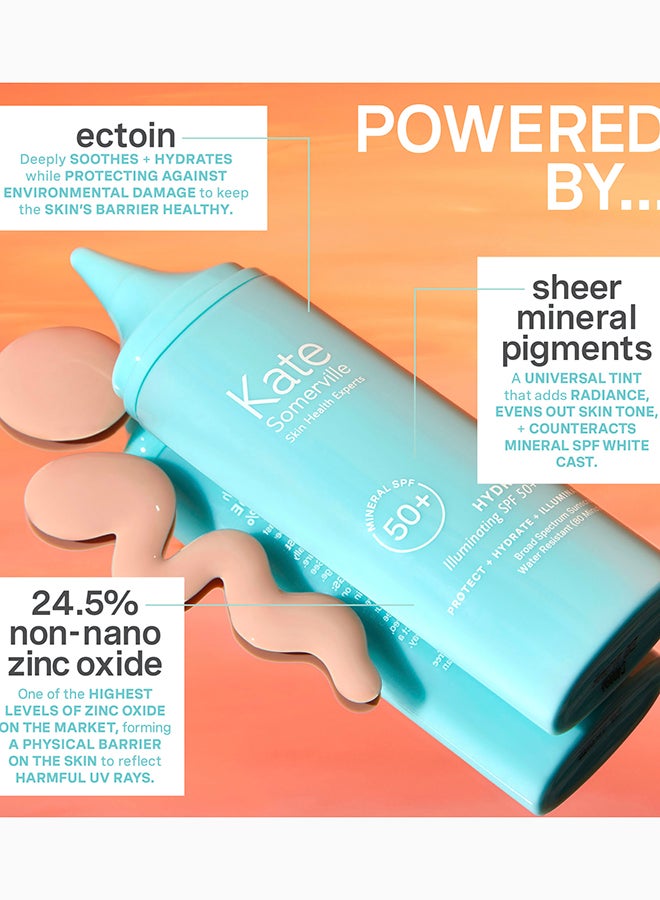 Kate Somerville HydraKate Illuminating SPF 50+ Drops – Broad Spectrum Sunscreen Serum for Glow & UV Protection - Image 2